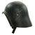 Original Iraqi Fedayeen Helmet with Intact Saddam Badge, Liner & Chinstrap - Operation Iraqi Freedom Bringback OIF Original Items