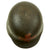 Original WWII German Medic M40 Single Decal Helmet Shell with Dome Stamp -ET66 Original Items
