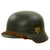 Original German WWII Named Army Heer M40 Single Decal Steel Helmet with 58cm Liner & Chinstrap - ET66 Original Items