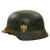 Original German WWII Named Army Heer M40 Single Decal Steel Helmet with 58cm Liner & Chinstrap - ET66 Original Items