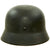 Original German WWII Named Army Heer M40 Single Decal Steel Helmet with 58cm Liner & Chinstrap - ET66 Original Items