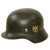 Original German WWII Heer Army M35 Single Decal Helmet with 54cm Liner dated 1938 - EF62 Original Items