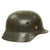 Original German WWII Heer Army M35 Single Decal Helmet with 54cm Liner dated 1938 - EF62 Original Items