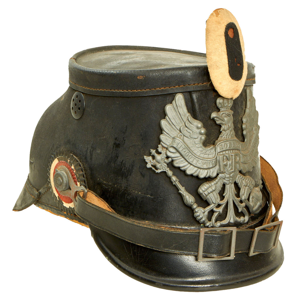 Original Imperial German WWI Prussian M1915 Jäger Enlisted Shako - Dated 1915 Original Items