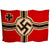 Original German WWII 150cm x 250cm National Battle Flag - Reichskriegsflagge Original Items