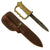 Original Australian WWII New Zealand Unmarked Commando Fighting Knuckle Knife With Original Sheath Original Items
