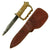 Original Australian WWII New Zealand Unmarked Commando Fighting Knuckle Knife With Original Sheath Original Items
