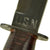 Original U.S. WWII Unissued Navy USN Mark 1 Fighting Knife by CAMILLUS with Mk1 Scabbard Original Items