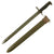 Original U.S. WWII M1942 Garand 16" Bayonet by Union Fork & Hoe with M3 Scabbard - dated 1943 Original Items