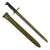 Original U.S. WWII M1942 Garand 16" Bayonet by Union Fork & Hoe with M3 Scabbard - dated 1943 Original Items