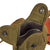 Original U.S. WWII Officer M1936 Pistol Belt, M1911 Holster, Magazine Pouch & Canteen Pouch With Canteen and Cup Original Items