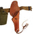 Original U.S. WWII Officer M1936 Pistol Belt, M1911 Holster, Magazine Pouch & Canteen Pouch With Canteen and Cup Original Items
