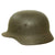 Original German WWII M40 Army Heer No Decal Helmet with 57cm Liner - Stamped Q64 Original Items