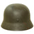 Original German WWII M40 Army Heer No Decal Helmet with 57cm Liner - Stamped Q64 Original Items