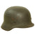Original German WWII M40 Army Heer No Decal Helmet with 57cm Liner - Stamped Q64 Original Items