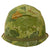 Original Vietnam U.S. M-1C Paratrooper M1 Helmet With With Reversible Camouflage Cover and Liner - Complete Original Items