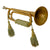 Original U.S. WWI French Made US Regulation Model 1892 Field Trumpet in G/F with Cord - M1892 Bugle Original Items