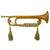 Original U.S. WWI French Made US Regulation Model 1892 Field Trumpet in G/F with Cord - M1892 Bugle Original Items