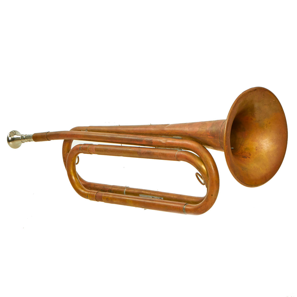 Original U.S. WWI US Regulation Model 1892 Field Trumpet in G/F Original Items