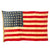 Original U.S. WWII Era 48 Star Wool Flag by Dettra Flag Company - 69” x 44” Original Items