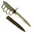 Original U.S. WWI Model 1918 Mark I Trench Knife by AU LION with Steel Scabbard Original Items
