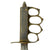 Original U.S. WWI Model 1918 Mark I Trench Knife by AU LION with Steel Scabbard Original Items