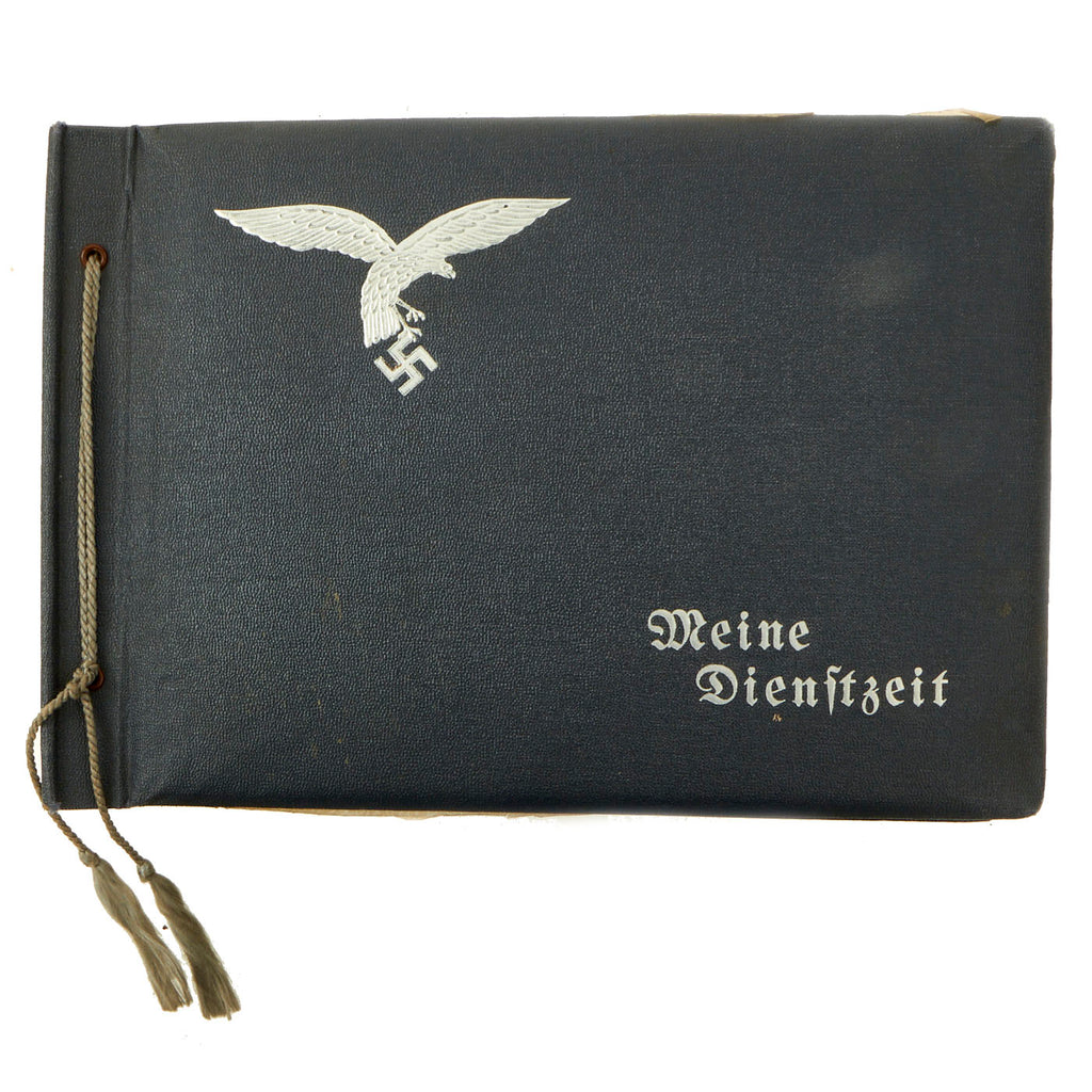 Original German WWII Luftwaffe Personal “My Service” Photo Album - 139 Pictures Original Items