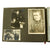 Original German WWII Heer Army "Meine Dienstzeit" Personal Photo Album with Metal Helmet Insignia - 155 Photos Original Items