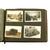 Original German WWII Heer Army "Meine Dienstzeit" Personal Photo Album with Metal Helmet Insignia - 155 Photos Original Items