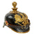 Original German WWI Prussian M1895 Artillery Gilded Pickelhaube Helmet - Kugelhelm Original Items