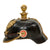 Original German WWI Prussian M1895 Artillery Gilded Pickelhaube Helmet - Kugelhelm Original Items