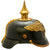 Original German WWI Prussian Guard Regiment M1895 Pickelhaube Spiked Helmet Original Items