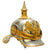 Original German Pre-WWI M1867 Kurassier Line Regiments Lobster Tail Pickelhaube Spiked Helmet Original Items
