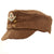 Original German WWII RAD Labor Service EM/NCO M43 Brown Wool Cap - Einheitsmütze Original Items