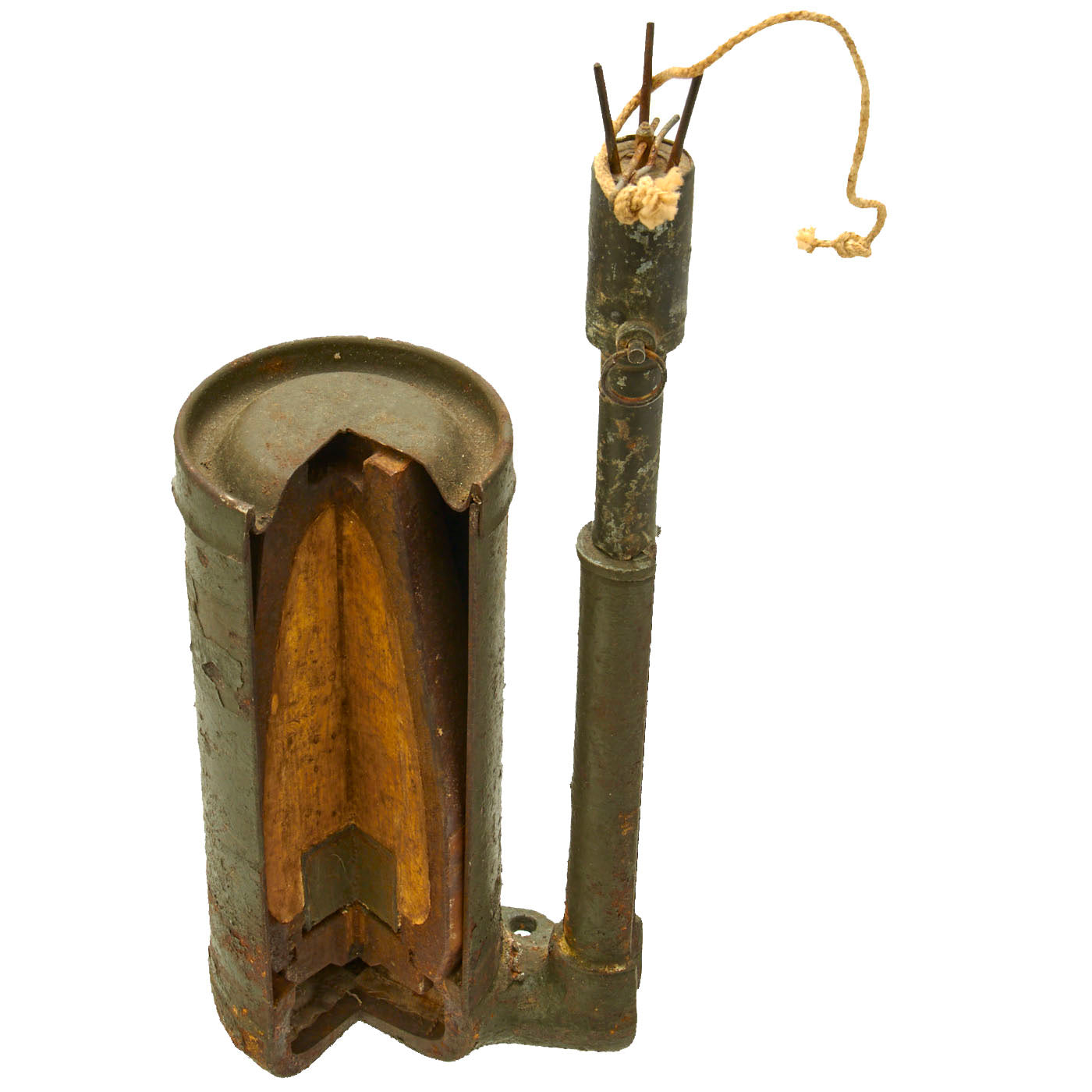 Original U.S. WWII M2A4 Bounding Anti-Personnel Mine With M6A1