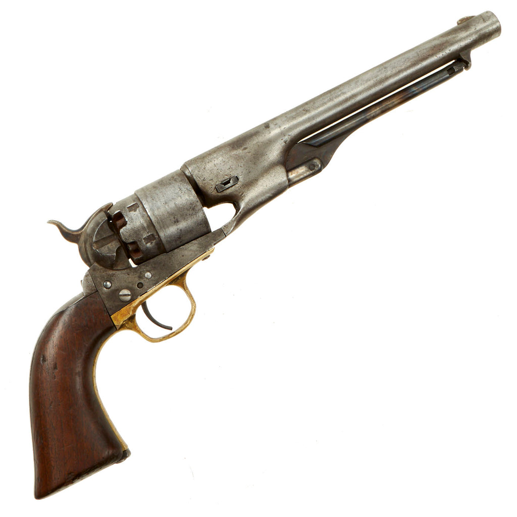 Original U.S. Civil War Colt Model 1860 Army Four Screw Percussion Revolver made in 1861 - Serial 7542 Original Items