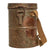 Original Imperial German WWI M1917 Ledermaske Gas Mask with Can, Paper Insert and Spare Lenses - Dated March 1918 Original Items