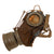 Original Imperial German WWI M1917 Ledermaske Gas Mask with Can, Paper Insert and Spare Lenses - Dated March 1918 Original Items