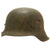 Original German WWII M42 Single Decal Luftwaffe Helmet with Textured Paint - NS64 Original Items