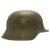 Original German WWII M42 Single Decal Luftwaffe Helmet with Textured Paint - NS64 Original Items