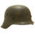 Original German WWII M42 Single Decal Luftwaffe Helmet with Textured Paint - NS64 Original Items