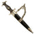 Original Rare German WWII Model 1936 Officer's Chained SS Dagger with Scabbard Original Items