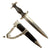 Original Rare German WWII Model 1936 Officer's Chained SS Dagger with Scabbard Original Items