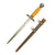 Original WWII German 2nd Model Luftwaffe Dagger by "Siegfried" E. Pack & Söhne with Scabbard Original Items
