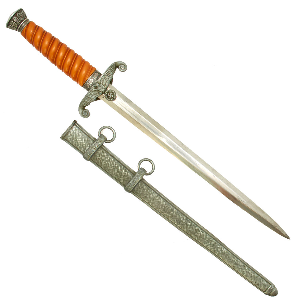 Original German WWII Heer Army Officer Dagger by Weyersberg Kirschbaum & Cie with Scabbard Original Items