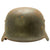 Original German WWII Luftwaffe M35 Double Decal Named Helmet - marked Q66 Original Items