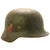 Original German WWII Luftwaffe M35 Double Decal Named Helmet - marked Q66 Original Items