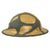 Original Canadian WWII Brodie MkII Steel Helmet with Original Desert Camouflage Paint - Dated 1941 Original Items