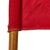 Original South Asia Cold War Era Red Communist Party Flag With White Hammer and Sickle on Pole - 18” x 16 ½” Original Items