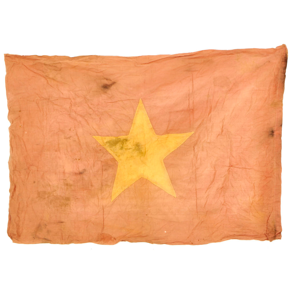 Original U.S. Vietnam War Bringback North Vietnamese People’s Army Flag - 29” x 42” Original Items